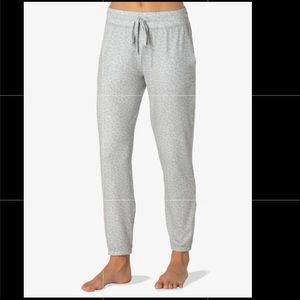 Beyond Yoga Leopard Printed Living Easy Sweats